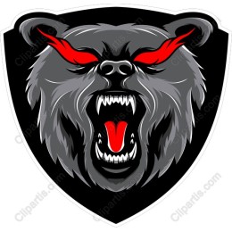 Fierce Bear Head