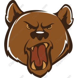 Fierce Bear Head