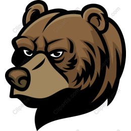 Fierce Bear Head