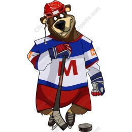 Bear Hockey Player