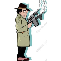 Classic Detective with Dual Smoking Guns