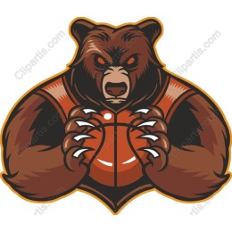 Muscular Bear Basketball