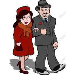 Elegant Vintage Couple