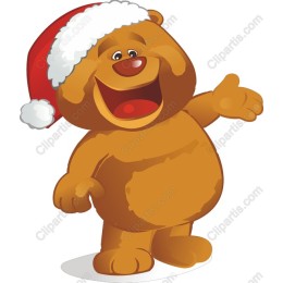 Festive Christmas Bear