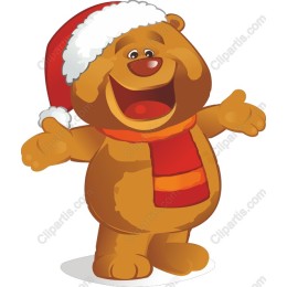 Cheerful Holiday Bear