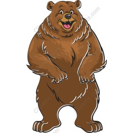 Cheerful Brown Bear