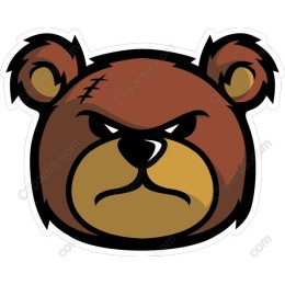 Fierce Bear Head