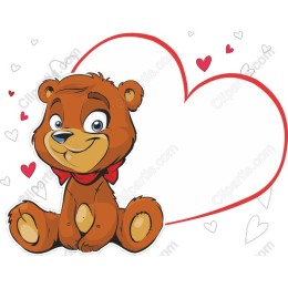 Cuddly Bear in Love