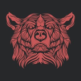 Fierce Bear Head