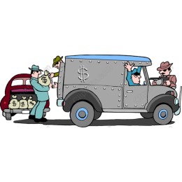 Vintage Armored Truck Heist