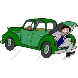 Mechanic Mayhem - Quirky Vintage Car