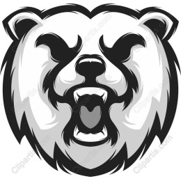 Ferocious Bear Head