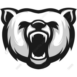 Fierce Bear Head