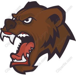 Fierce Bear Head