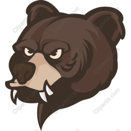 Fierce Bear Head