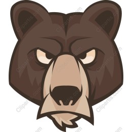 Fierce Bear Head