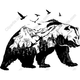 Majestic Wilderness Bear