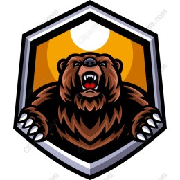 Fierce Bear Mascot