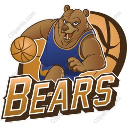 Basketball Bear Mascot