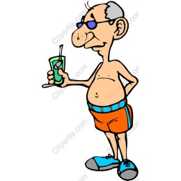 Carefree Senior Gentleman