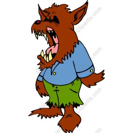 Cartoon Werewolf
