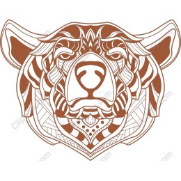 Majestic Bear Mandala