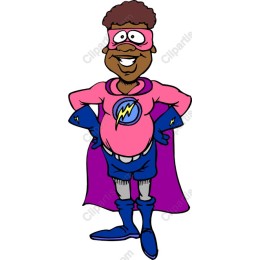 Cheerful Hero Superhero