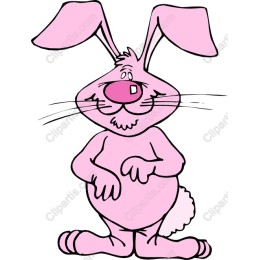 Adorable Pink Bunny