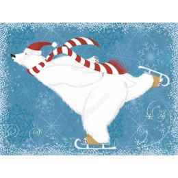 Polar Bear Ice Skater