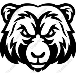 Fierce Bear Head