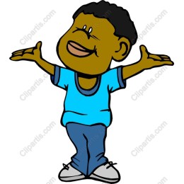 Joyful Cartoon Character