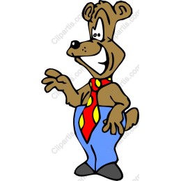 Whimsical Cartoon Bear