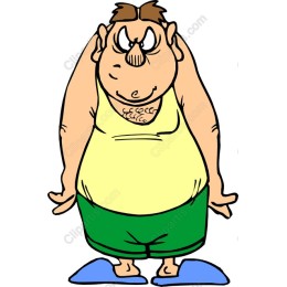 Cheerful Cartoon Character