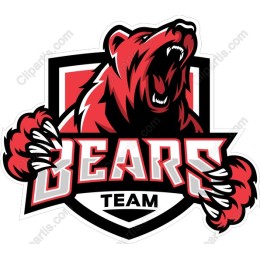 Bears Team Fierce Roaring