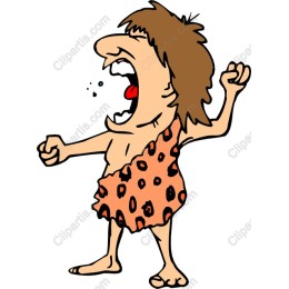 Whimsical Caveman Cartoon