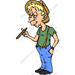 Charming Cartoon Gentleman