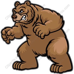 Fierce Brown Bear