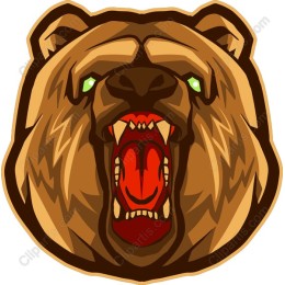 Ferocious Bear Head