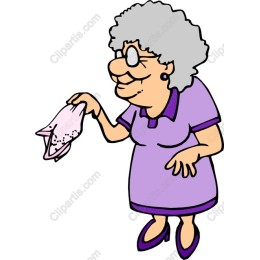 Elderly Woman with Handkerchief