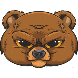 Fierce Bear Face