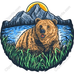 Majestic Bear in Nature