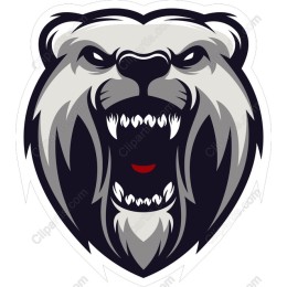 Fierce Bear Head (/)
