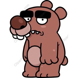 Quirky Bear Character