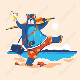 Summer Fun Bear