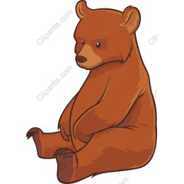 Charming Sitting Bear