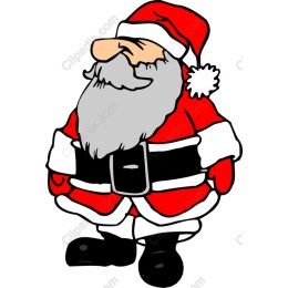 Cheerful Santa Claus