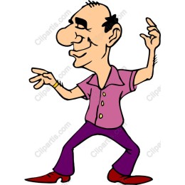 Lively Dancing Man