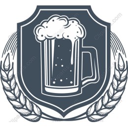 Classic Beer Mug Emblem