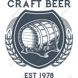 Vintage Craft Beer Barrel