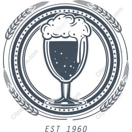 Vintage Beer Glass